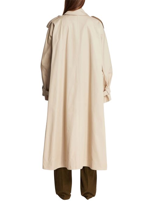 Mantella-Trench in twill di cotone SAINT LAURENT | 848929Y3A999610